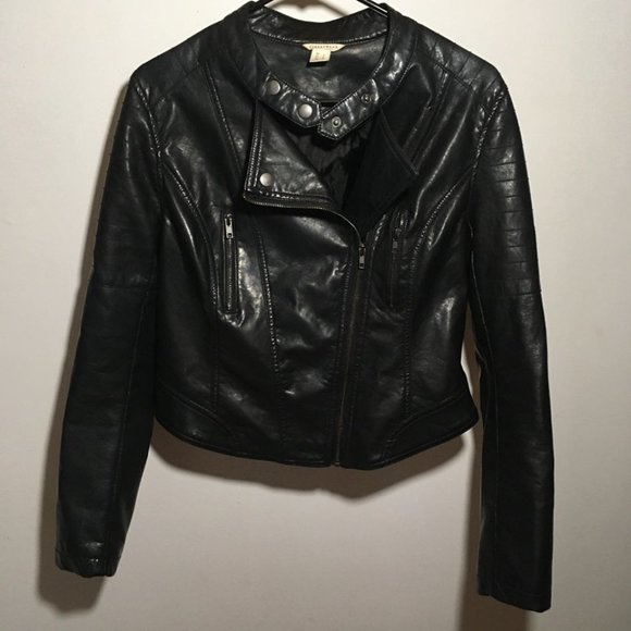 Black Pleather Jacket - Picture 3 of 5